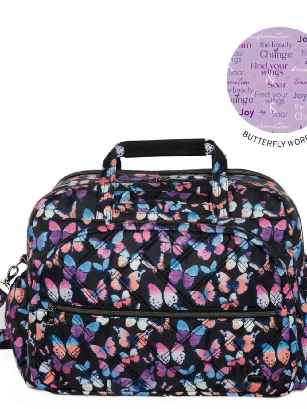 LUG - Steamboat SE Duffel Bag in Watercolor Butterflies